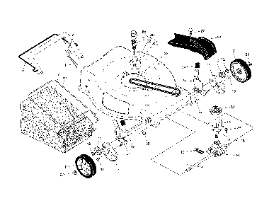 Drive control/gear case/wheels Diagram and Parts List for 96145001202  Husqvarna Lawn Mower