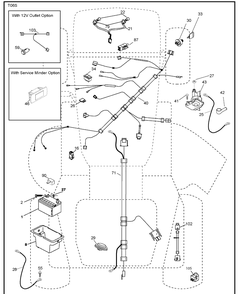 Electrical Diagram and Parts List for YTH20K46 (917289542)(2010-01) Husqvarna Lawn Mower