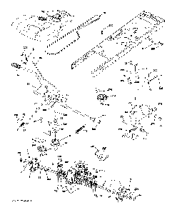 Drive Diagram and Parts List for LGT48DXL-96043026000  Husqvarna Lawn Tractor