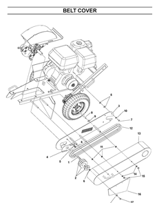Cover Diagram and Parts List for SG13 (968999239)(2005-02) Husqvarna Lawn Tractor Accessories