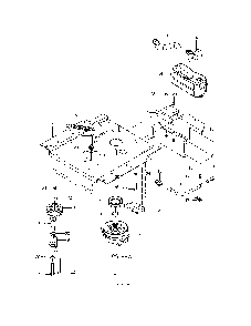 Engine mounting/guards/muffler Diagram and Parts List for 967638501-00  Husqvarna Lawn Mower