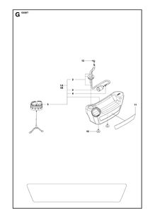 Part Location Diagram of 504117802 Husqvarna Decal