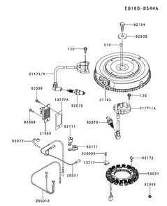 Part Location Diagram of 502811601 Husqvarna Woodruff key