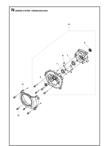 Part Location Diagram of 593636201 Husqvarna Gasket