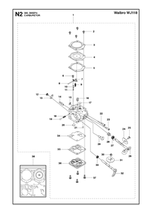 Part Location Diagram of 505509101 Husqvarna 