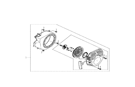 Part Location Diagram of 588005901 Husqvarna Starter