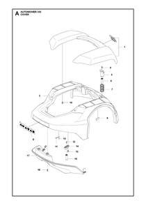 Part Location Diagram of 574469001 Husqvarna Bracket