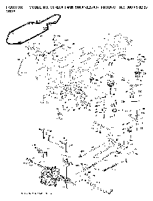 Drive Diagram and Parts List for CTH200TWIN (96061022700)(2008-01) Husqvarna Lawn Tractor