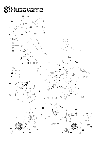 Product Complete Diagram and Parts List for R150SH (965159601)(2008-02) Husqvarna Lawn Mower