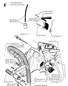 Part Location Diagram of 506130902 Husqvarna 