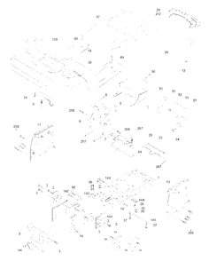 Chassis And Enclosures Diagram and Parts List for YTH1542XP (954567253-A)(2001-01) Husqvarna Lawn Tractor