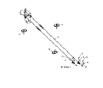 Rotator cable Diagram and Parts List for 96193009703  Husqvarna Snow Blower