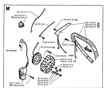 Part Location Diagram of 729422105 Husqvarna Screw