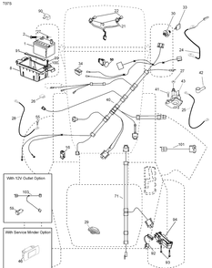 Electrical Diagram and Parts List for 2748GLS (96043005000)(2008-03) Husqvarna Lawn Mower