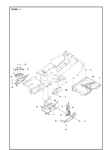 Cover Diagram and Parts List for R216TAWD 2021-11 Husqvarna Lawn Mower