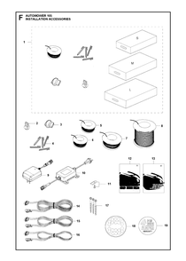 Installation Accessories Diagram and Parts List for 105 2017-01 Husqvarna Lawn Mower
