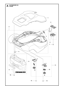 Part Location Diagram of 580526801 Husqvarna Cap