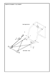 Pointer Attachment - Dual Pointer Diagram and Parts List for FS520 (FS 524)(2011-02) Husqvarna Circular Saw