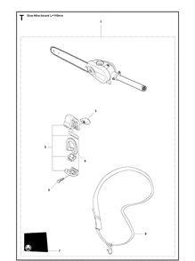 Accessories 6 Diagram and Parts List for 326P 20080900001-current Husqvarna Pole Saw