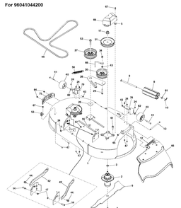 Part Location Diagram of 582683203 Husqvarna Bumper