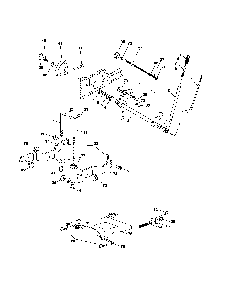 Lift assembly Diagram and Parts List for LOGT2254  Husqvarna Lawn Tractor