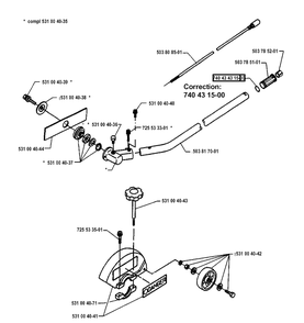 Product Complete Diagram and Parts List for 225LD 19951000001-19962200000 Husqvarna Edger