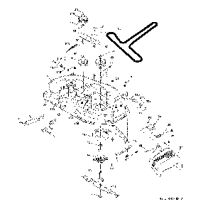 Mower Deck / Cutting Deck Diagram and Parts List for LTH1842TWIN (96041005300, 960410053)(2007-03) Husqvarna Lawn Tractor