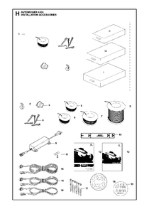 Installation Accessories Diagram and Parts List for 430X 2017-01 Husqvarna Lawn Mower