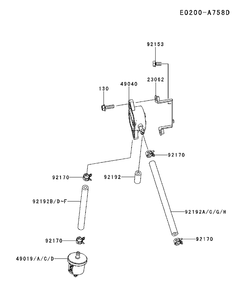 Fuel Valve Diagram and Parts List for FX751V-DS00 2017-09 Husqvarna Engine