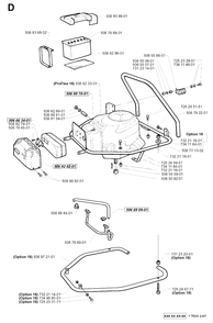 Engine Diagram and Parts List for PF18 2000-02 Husqvarna Lawn Tractor
