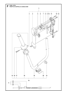 Part Location Diagram of 502654101 Husqvarna 