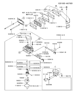 Carburetor Diagram and Parts List for FX751V-ES00 2017-09 Husqvarna Engine