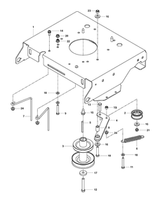 Part Location Diagram of 525462606 Husqvarna Plate, Engine ORG