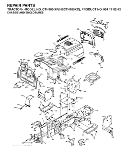 Part Location Diagram of 532185209 Husqvarna Panel
