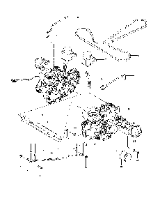 Hydraulic Pump - Motor Diagram and Parts List for P-ZT4822CA (966663801)(2011-11) Husqvarna Lawn Tractor