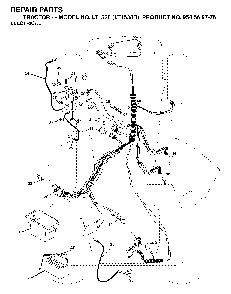 Electrical Diagram and Parts List for LT1538 (LT1538B, 954569776)(2002-11) Husqvarna Lawn Tractor