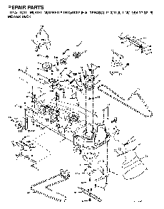 Mower Deck / Cutting Deck Diagram and Parts List for YTH1848XP (HAU18H48G, 954170226)(2004-09) Husqvarna Lawn Tractor