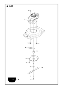 Part Location Diagram of 588824001 Husqvarna Blade Support