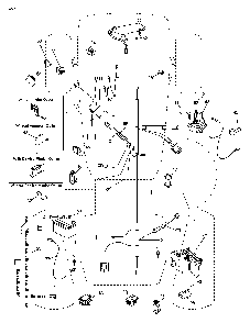Electrical Diagram and Parts List for CTH200TWIN (96061026200)(2010-01) Husqvarna Lawn Tractor