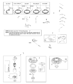 Starter Diagram and Parts List for 2198073376B1 2017-01 Husqvarna Engine