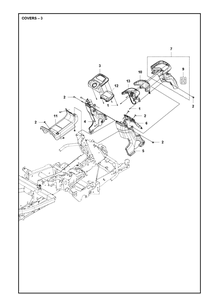 Cover 2 Diagram and Parts List for R418TSX AWD Husqvarna Lawn Mower