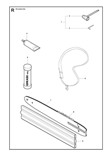 Accessories 4 Diagram and Parts List for 326P 20080900001-current Husqvarna Pole Saw