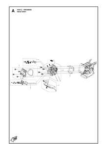 Head Assy Diagram and Parts List for 599348659 2020-07 Husqvarna Engine