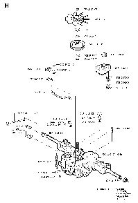 Transmission Diagram and Parts List for RIDER13BIOCLIP (953520901)(2003-11) Husqvarna Lawn Tractor