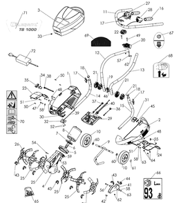 Part Location Diagram of 522994901 Husqvarna Locking spring