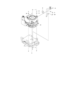Part Location Diagram of 574371901 Husqvarna Engine