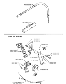 Part Location Diagram of 695000569 Husqvarna SNAP RING