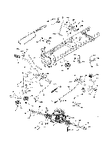 Drive Diagram and Parts List for 96043027500  Husqvarna Lawn Tractor