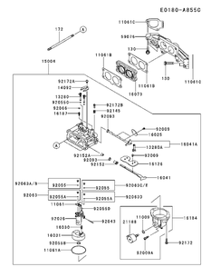 Carburetor Diagram and Parts List for FX691V-AS50 2017-09 Husqvarna Engine