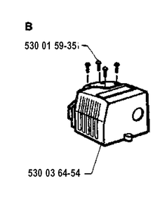 Cover Diagram and Parts List for 18H 19920900001-19941400000 Husqvarna Hedge Trimmer